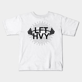 weight left BodyBuilding LFT HVY  For Light Colors Shirts  BY WearYourPassion Kids T-Shirt